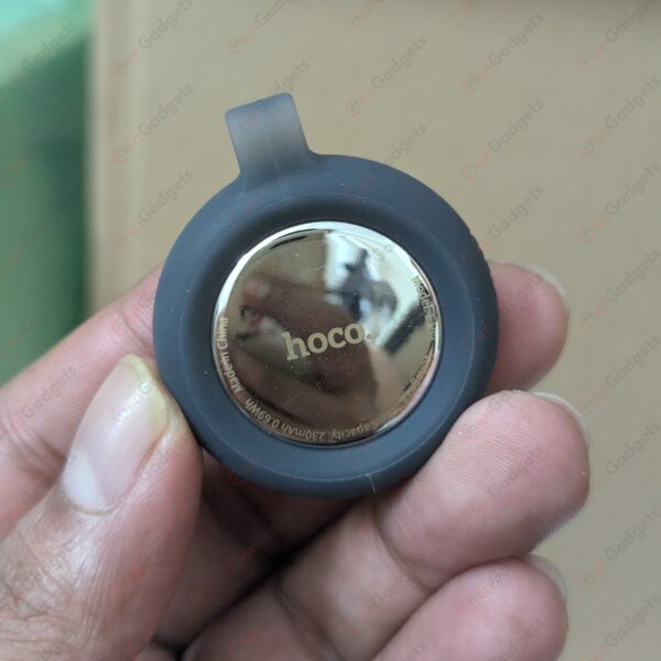 Back of Hoco E103 Tiger Dual Anti-Lost Device Location Tracker with silicone cover