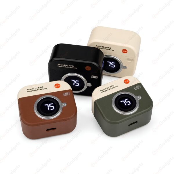 Q86 Retro Camera TWS Earbuds 4 Random Colors